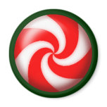 PINWHEEL CANDY by SHARON SHARPE Magnets
