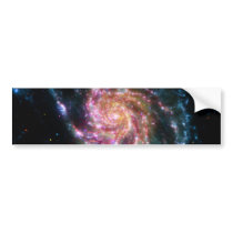 Pinwheel Galaxy Spiral Space Bumper Sticker