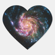 Pinwheel Galaxy Spiral Space Sticker