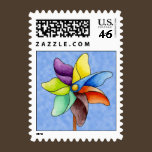 Pinwheel Postage stamps
