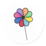 Pinwheel stickers