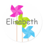 Pinwheel Trio Sticker