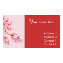 Pinwheel Valentine Business Carde business cards