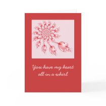 Pinwheel Valentine Greeting Card