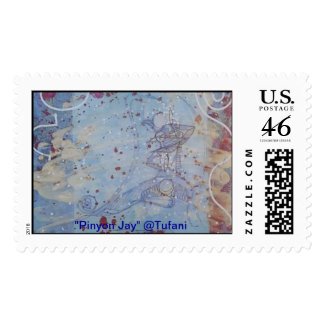 Pinyon Jay stamp