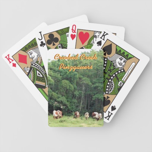 Pinzgauer Cattle Playing Cards - personalize
