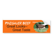 PinzgauerBeef-customize bumper stickers by MakaraPhotos PinzgauerBeef-customize bumper stickers