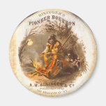 Pioneer Bourbon Vintage Fridge Magnet