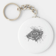 Pioneer CDJ-1000 Graffiti Key Chains