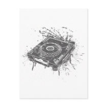 Pioneer CDJ-1000 Graffiti postcards by HOTDJGEAR Pioneer CDJ-1000 Graffiti postcards