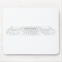 Pioneer CDJ-1000 Setup - DJ Djing Disc Jockey mousepads