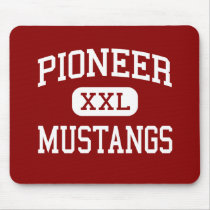 Pioneer - Mustangs - Middle - Porterville mousepads by customteamsportswear Pioneer - Mustangs - Middle - Porterville mousepads