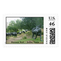 Pioneer Park - Dallas, Texas postage by moxieann Pioneer Park - Dallas, Texas postage