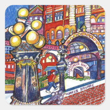 Pioneer Square Sticker