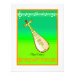 Pipa String Instrument From China Personalized Invite