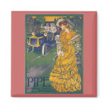 Pipe Automobile - Vintage Belgian Advertisement magnets