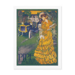 Pipe Automobile - Vintage Belgian Advertisement postcards