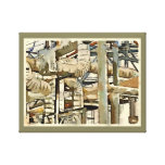 "Pipe Dreams" Watercolored Photo Wrapped Canvas