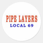 PIPE LAYERS ROUND STICKER