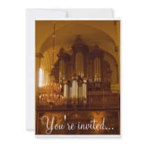 Pipe Organ invitation