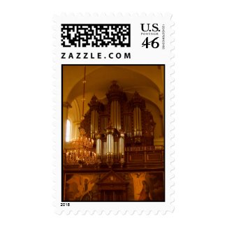 Pipe Organ postage stamp