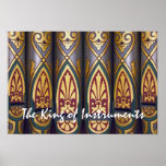 Pipe organ poster