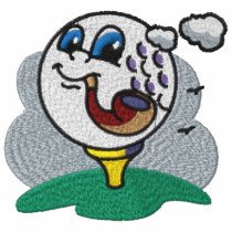 Pipe Smoking Golf Ball Embroidered Shirt embroidered shirts by fathersdaytshirts Pipe Smoking Golf Ball Embroidered Shirt embroidered shirts