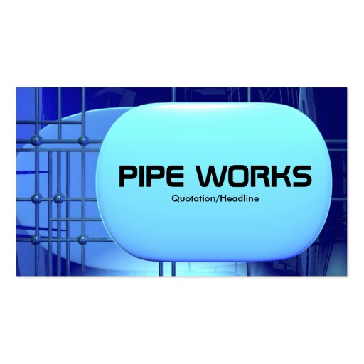 Pipe Works 04 Business Cards (front side)