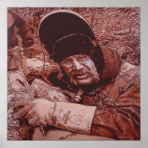 Pipeline Welder  Matte Canvas 52X52 Unframed Poster