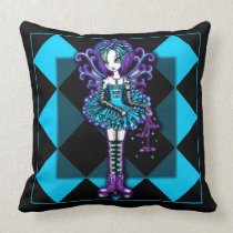 Piper Harlequin Pixie Dragonfly Fairy BIG Pillow