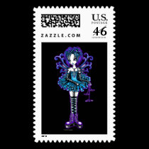 "Piper" Large Postage stamps