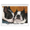 Piper & Pinocchio 2009 calendars