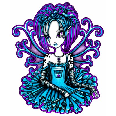Piper TuTu Cute Tattoo Fairy Kids Top Shirts by mykajelina