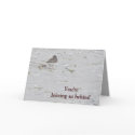 Piping Plover Good-bye From Group Card