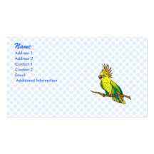 Pippin Parrot Business Card
