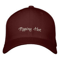 Pipping Hot Cap / Hat embroidered hats