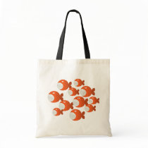 piranha attack! canvas bags