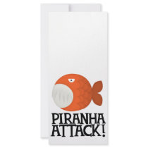 piranha attack! rack card design