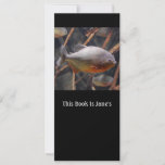 Piranha - Innocent Looking Brown Fish Bookmark