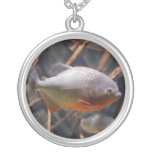 Piranha Pendant Sterling Silver Jewelry