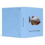 Piranha South American Fish 3 Ring Binder