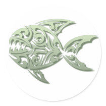 Piranha stickers