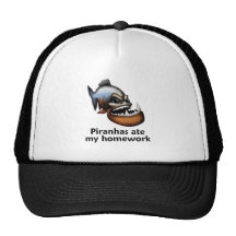 Piranhas ate my Homework Mesh Hat