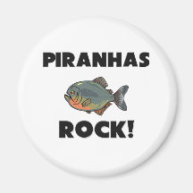 Piranhas Rock Refrigerator Magnets