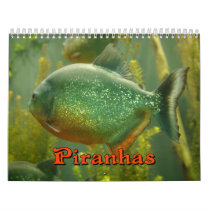 Piranhas Wall Calendar