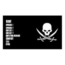 Pirata Tarjetas De Visita