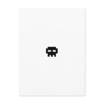 Pirate 8 Skull Bits Postcard