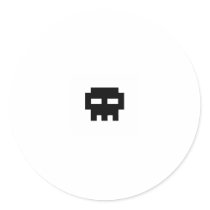 Pirate 8 Skull Bits Sticker