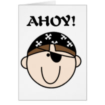 Pirate Ahoy Greeting Cards