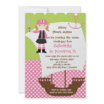 Pirate Ahoy Mates Birthday Party Invitation Girl